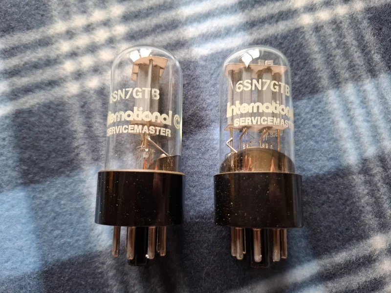 International Servicemaster 6SN7GTB &ndash; NOS &ndash; Matchat par &ndash; Tillverkade av Novosibirsk (NEVZ) - Bild 3 av 8
