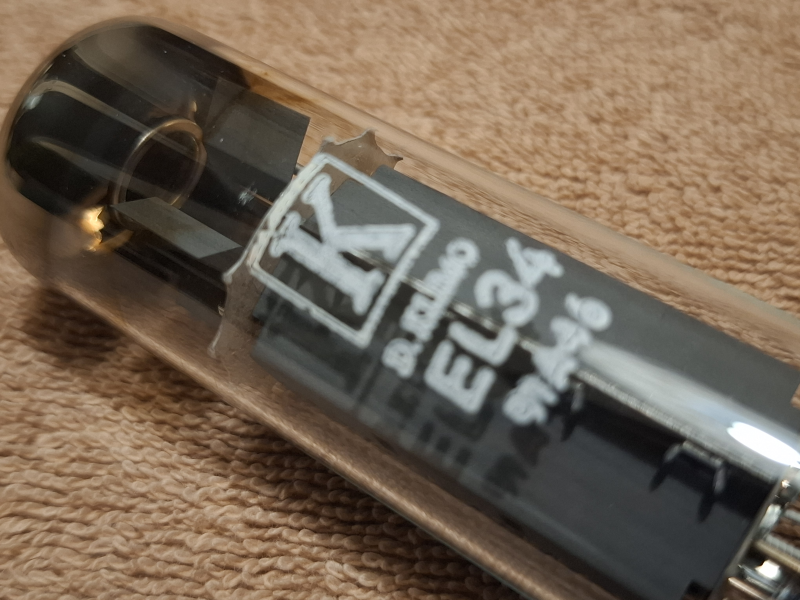 EL34 / 6ca7 D Klimo (RFT Östtyskland) Matchat kvartett NOS EL34 / 6ca7 D Klimo (RFT Östtyskland) Matchat kvartett NOS - Bild 6 av 7