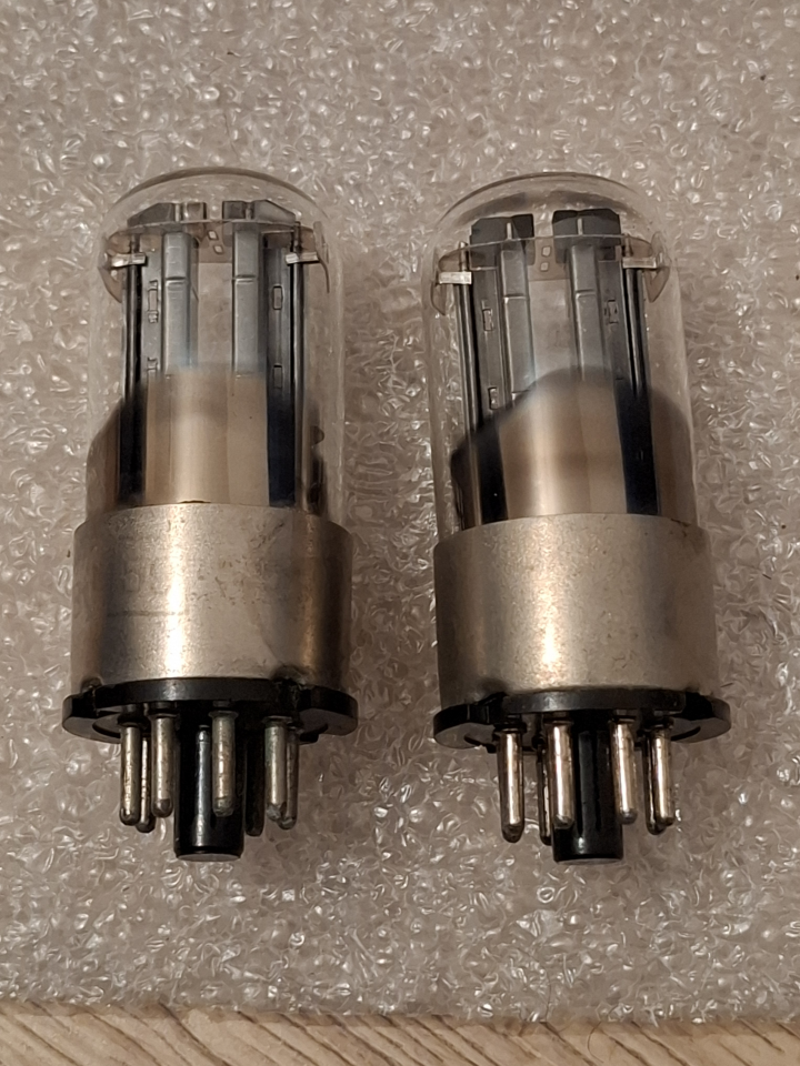 MELZ 6N8S / 6H8C / 1578 / 6SN7 METAL BASE NOS 1955/1956Rare