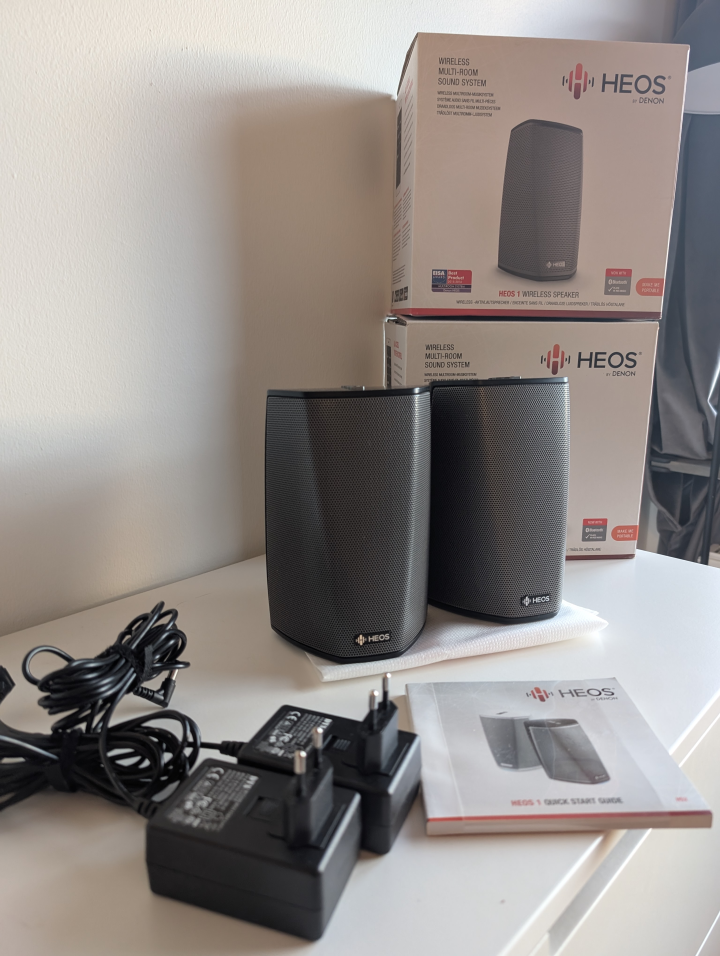 2X HEOS 1 Trådlösa Multiroom Högtalare (Perfekt skick!)