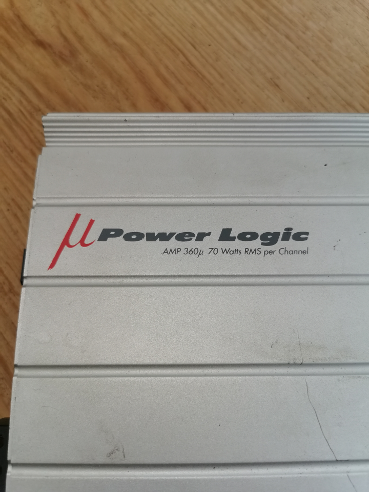 Old school Power Logic Amp 460