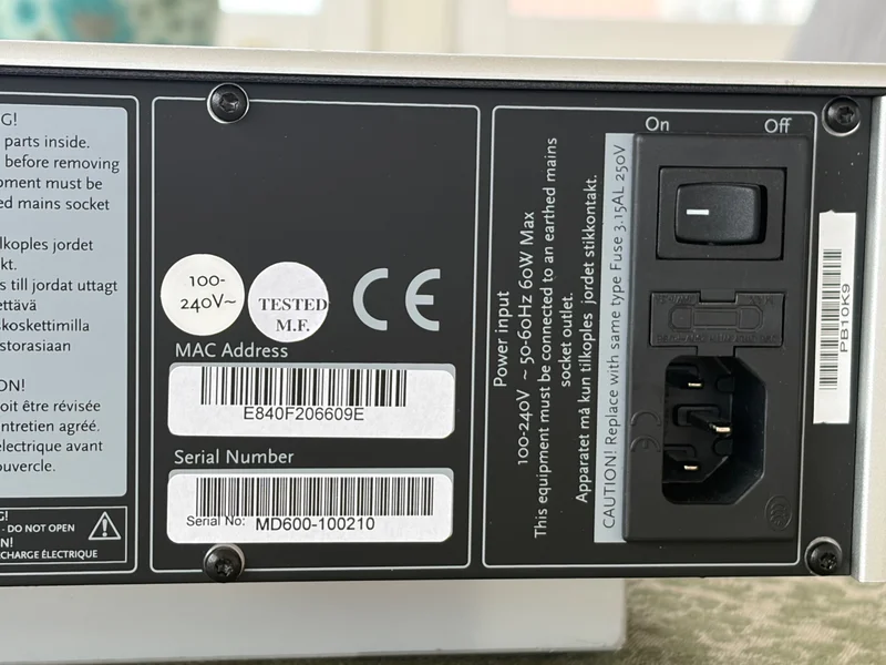 Meridian Mediadrive 600 - Bild 5 av 9
