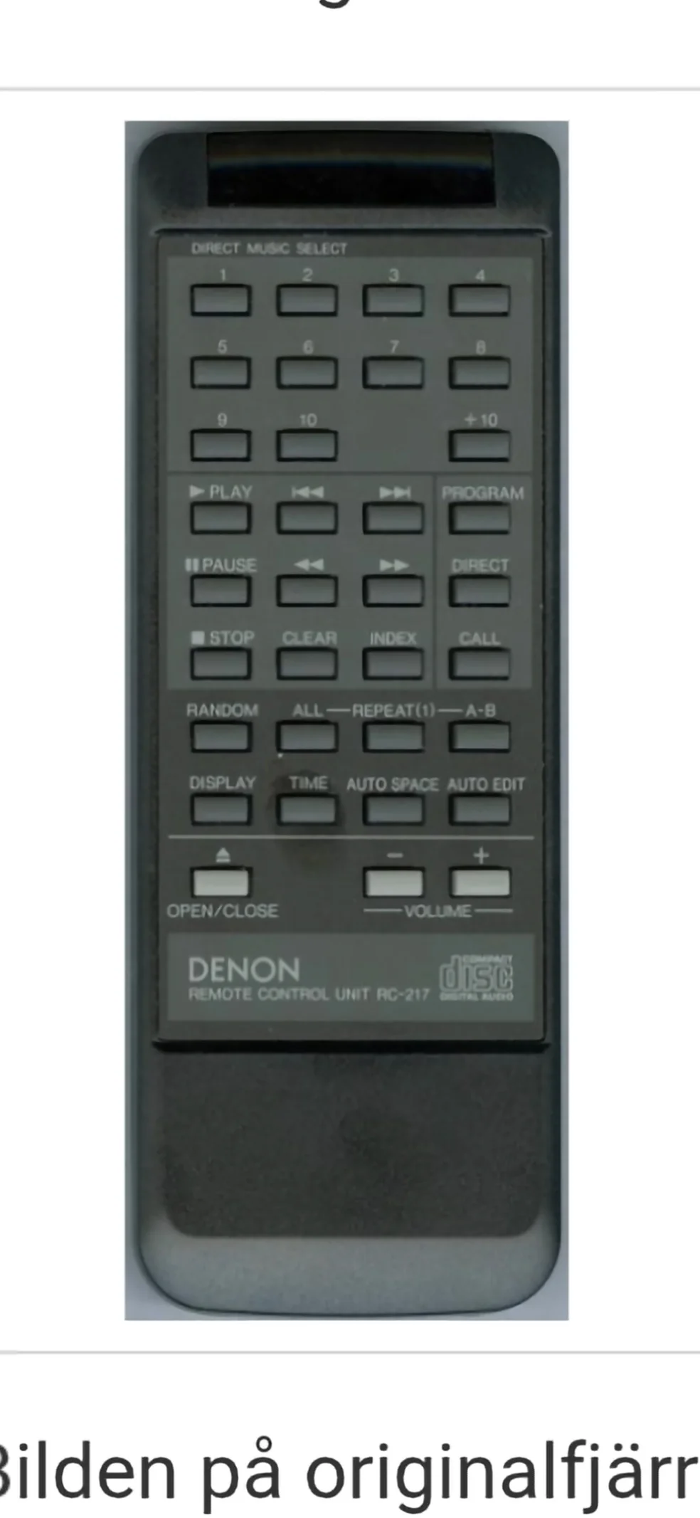 Denon fj&auml;rrkontroll - Bild 1 av 1