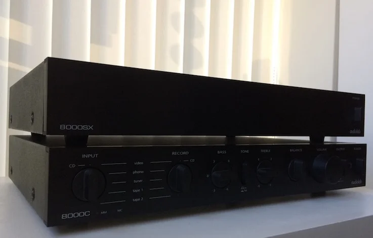 AUDIOLAB 8000C + 8000SX (F&ouml;r &amp; Slutsteg) Made In U.K - Bild 2 av 9