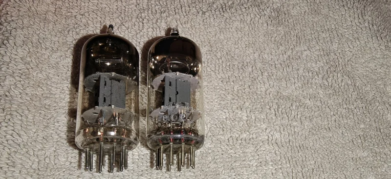 Ett par mullard ECC 81  - Bild 4 av 5