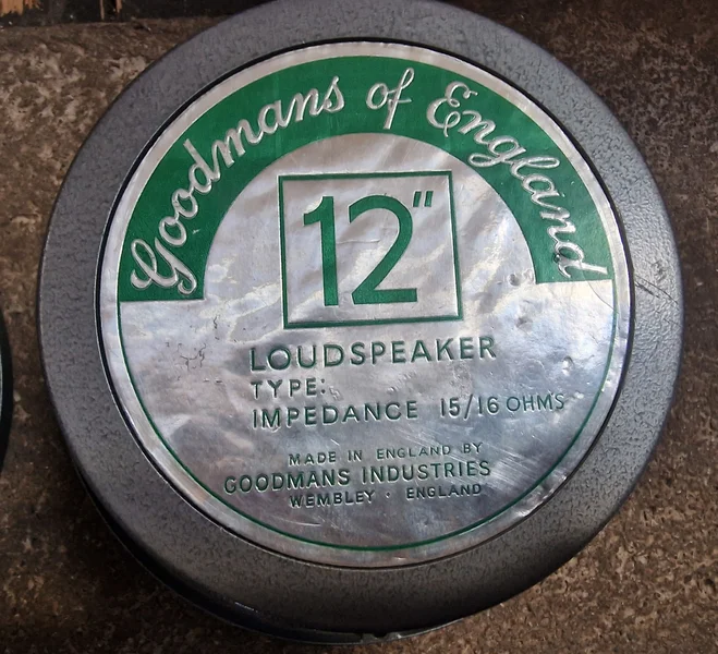 Goodmans 12" fyra stycken. S&auml;ljes &auml;ven som par. - Bild 5 av 7