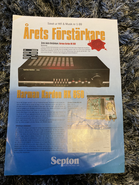 Harman Kardon HK 650 Harman Kardon HK 650 - Bild 3 av 5