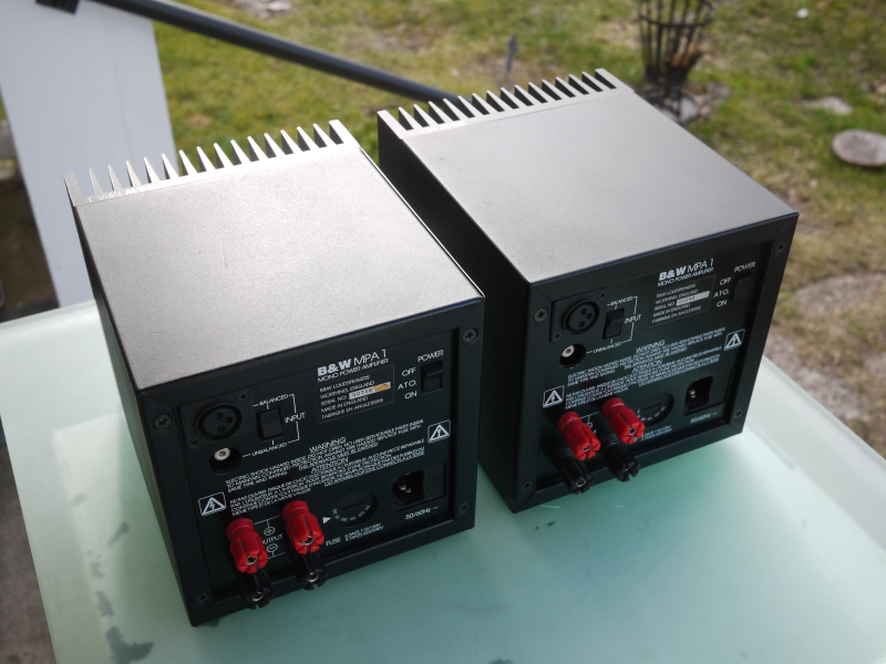 B&W MPA 1 monoblock / MosFet / Bowers&Wilkins MPA-1 - Bild 5 av 6