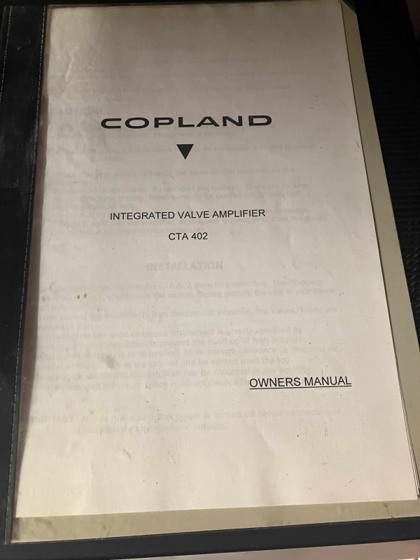 Copland integrerad rörförstärkare Copland integrerad rörförstärkare - Bild 2 av 3