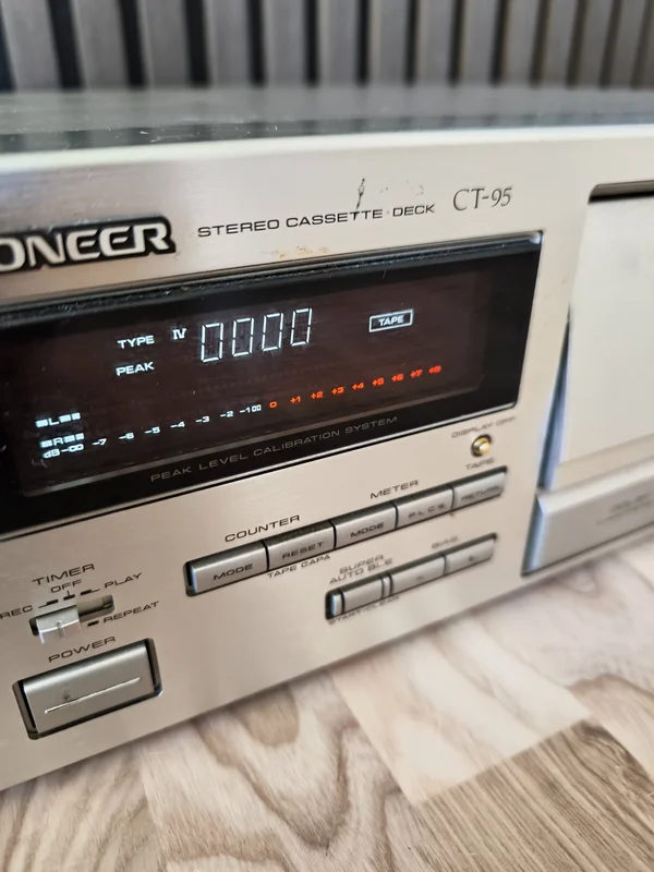 Pioneer CT-95 kassettdeck &ndash; exklusiv high-end klassiker - Billede 4 af 7