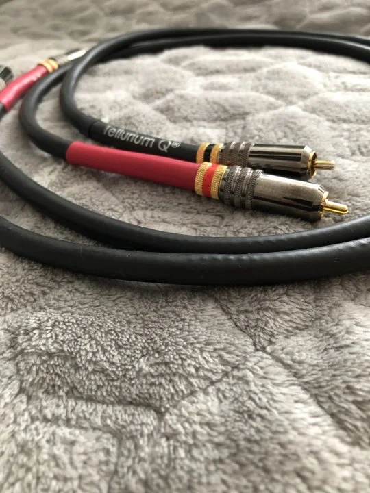 Tellurium Q Black RCA och h&ouml;gtalarkabel 1:a generationen - Bild 1 av 4