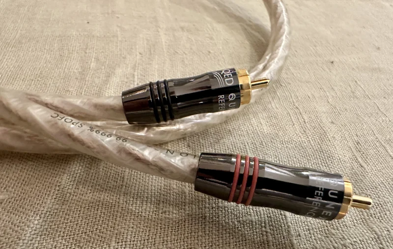 QED Qunex Silver Spiral Reference RCA - 1 m - Bild 2 av 3