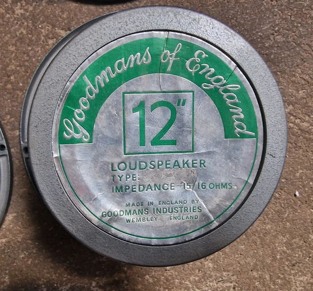 Goodmans 12" fyra stycken. S&auml;ljes &auml;ven som par. - Bild 4 av 7