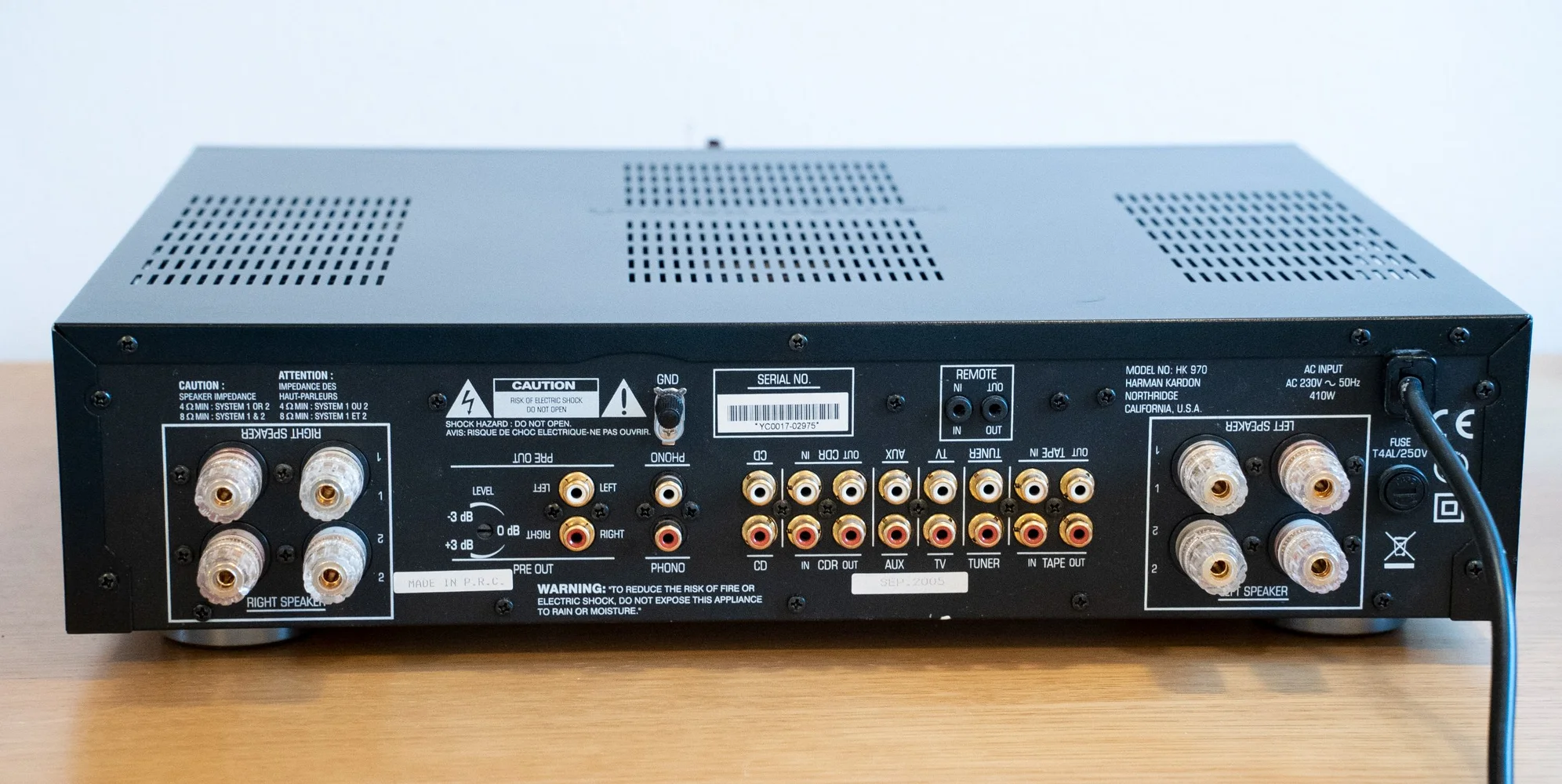 Harman Kardon HK970 Limited Edition Stereo Integrated Amplifier (2005) - Bild 4 av 5