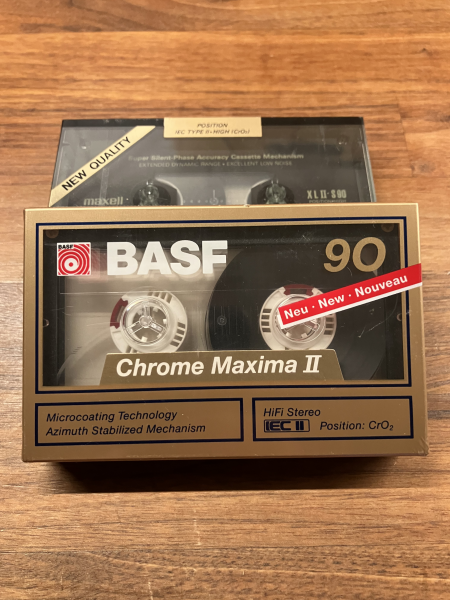 3 st. kassettband, Maxell, Basf 3 st. kassettband, Maxell, Basf - Bild 2 av 5
