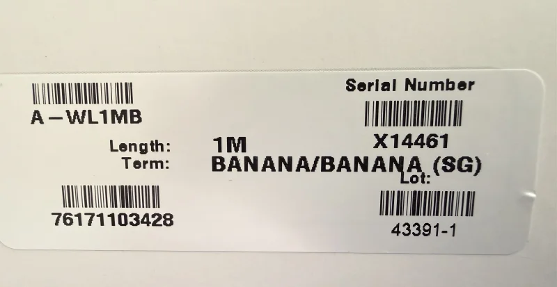 Nordost White Lightning 1x1m B/B Nordost White Lightning 1x1m B/B - Bild 2 av 2