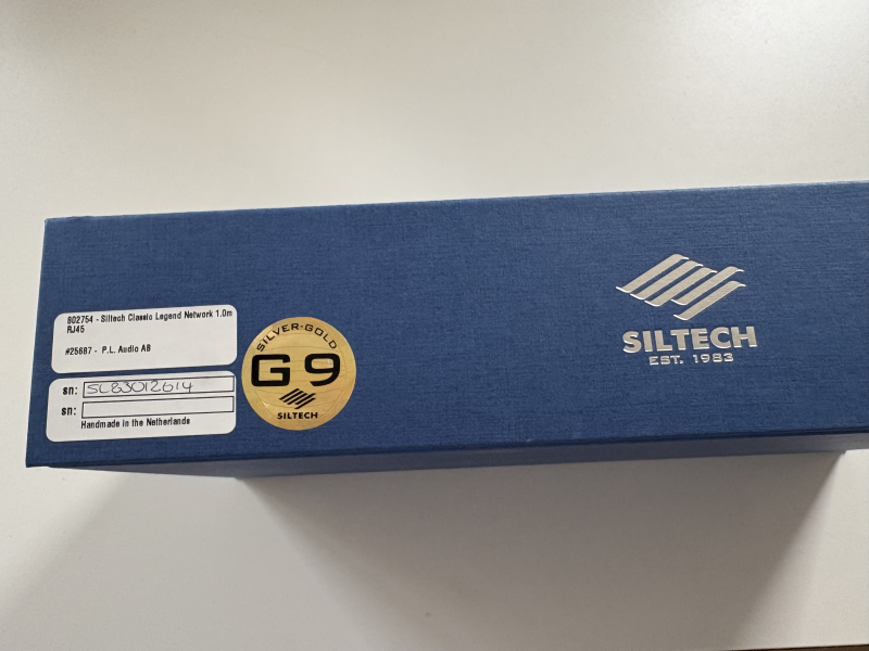 Siltech Classic Legend 380 Network G9. 1M( RJ45) Siltech Classic Legend 380 Network G9. 1M( RJ45) - Bild 4 av 5