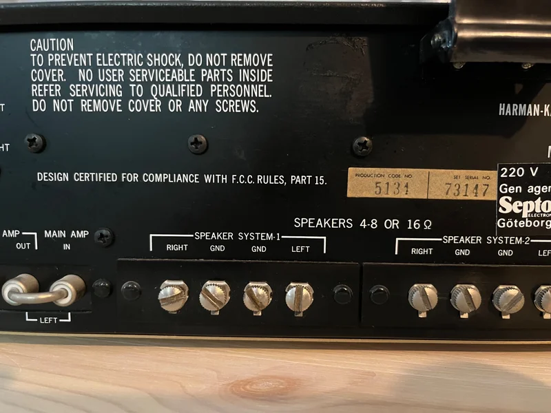 Harman Kardon 330b - Bild 5 av 9