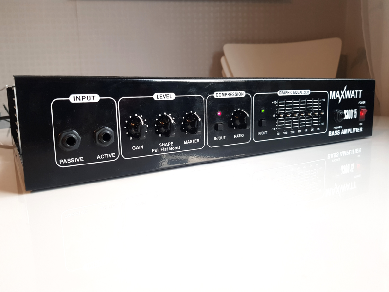 MAXWATT 300B  Ny Basförstärkare 300 Watt - Bild 6 av 14