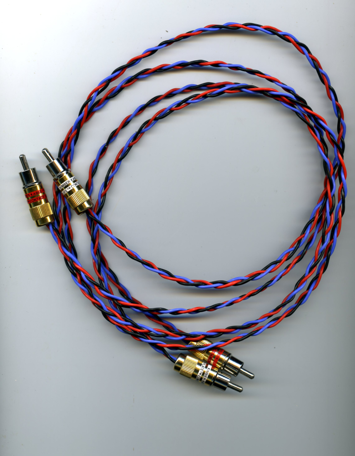 Kimber PBJ RCA  2 x  1 meter -  Signalkablar