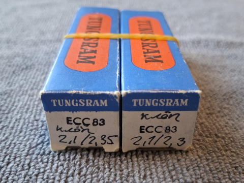ECC83 (12AX7) Tungsram NOS / NIB radiorör (70 tal)