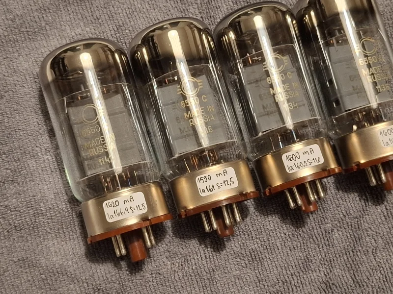 6550 (KT88) Svetlana Winged =C= JSC NOS Matchad kvartett - Bild 3 av 5