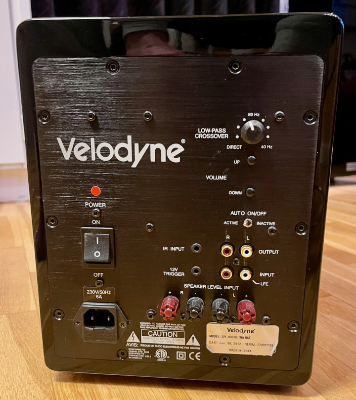 Velodyne SPL 800 Ultra