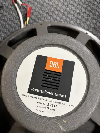 JBL 2231A 15 tums bas.