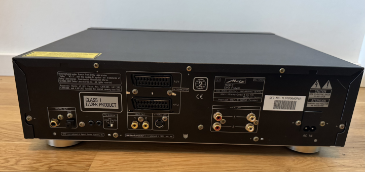 Metz DE-81 (Pioneer DV-717) DVD-spelare (CD-transport)