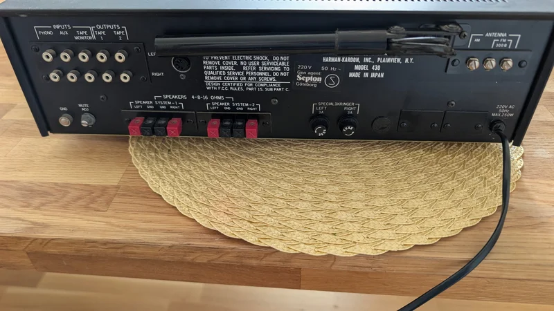 Harman Kardon 430 vintagereceiver - Bild 4 av 4