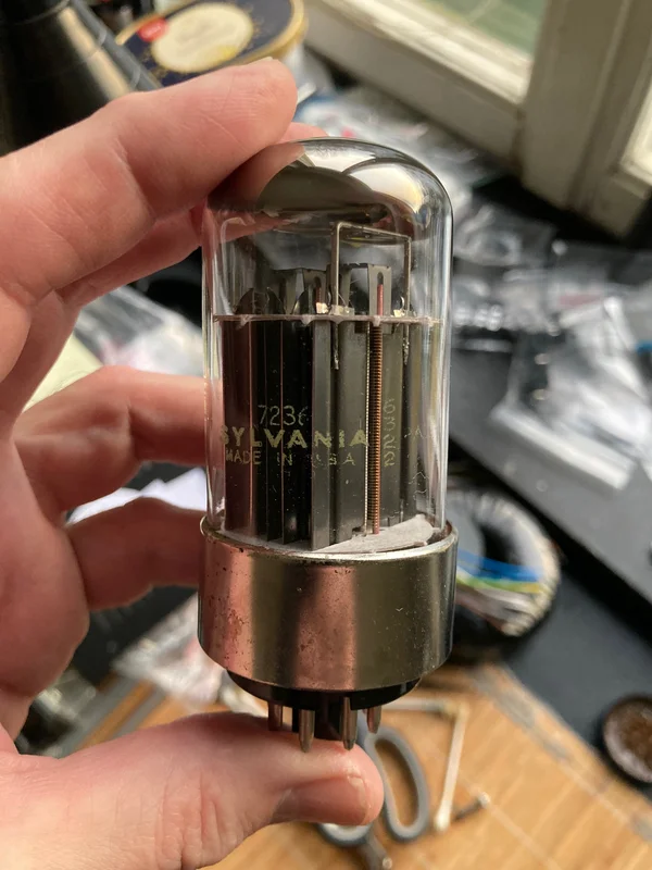 Sylvania 7236 - supervariant av 6AS7G f&ouml;r Xduoo, Bottlehead, Darkvoice, Woo Audio, Little Dot m fl - Bild 2 av 4