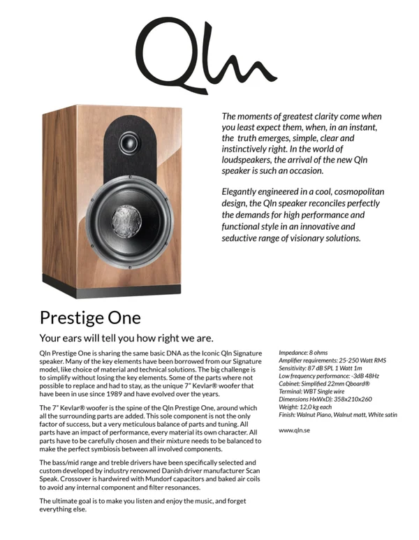 Qln Prestige one Qln Prestige one - Bild 2 av 2