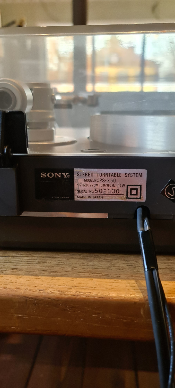 Sony PS-X40 nyservad direktdriven vinylspelare