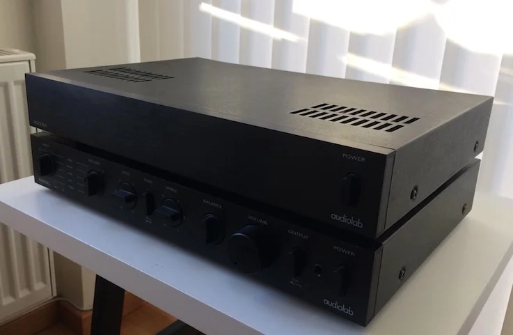 AUDIOLAB 8000C + 8000SX (F&ouml;r &amp; Slutsteg) Made In U.K - Bild 3 av 9