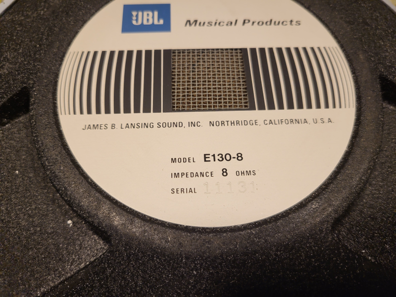 2 st Jbl E130 2 st Jbl E130 - Bild 3 av 5