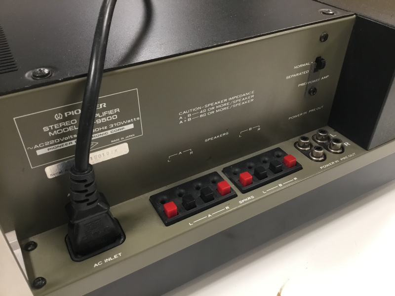 Pioneer SA-9500 (1975) Klassisk förstärkare • Vikt 17,2 - Bild 3 av 4