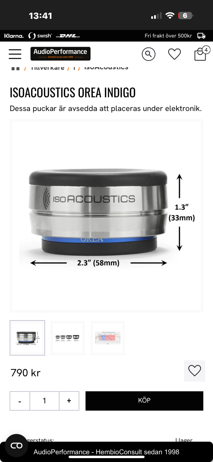 ISOACOUSTICS OREA INDIGO