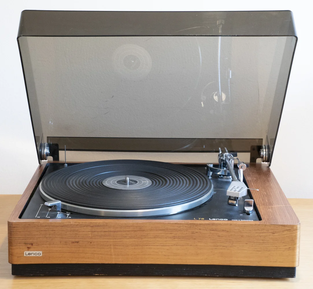 Lenco L78 - Skivspelare för 16/33/45/78 hastighet