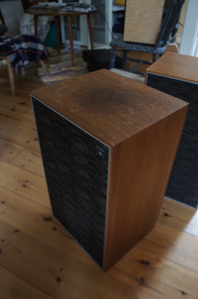 Sony SS 3200 premiumhögtalare fr 1972 bestyckade m Seas element  - Bild 6 av 7