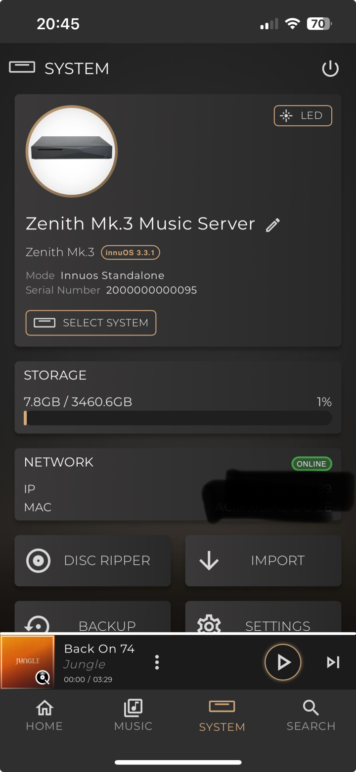 Innuos zenith mk3