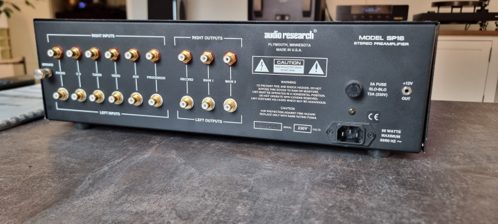 Audio Research SP16 med Phono.
