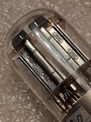 MELZ 6N8S / 6H8C / 1578 / 6SN7 METAL BASE NOS 1955/1956Rare