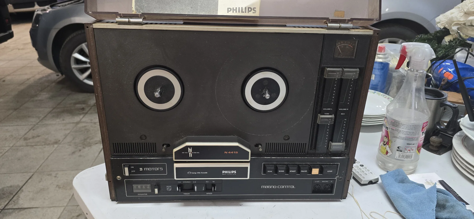 Klassisk rullbandspelare fr&aring;n Philips - Bilde 2 av 2
