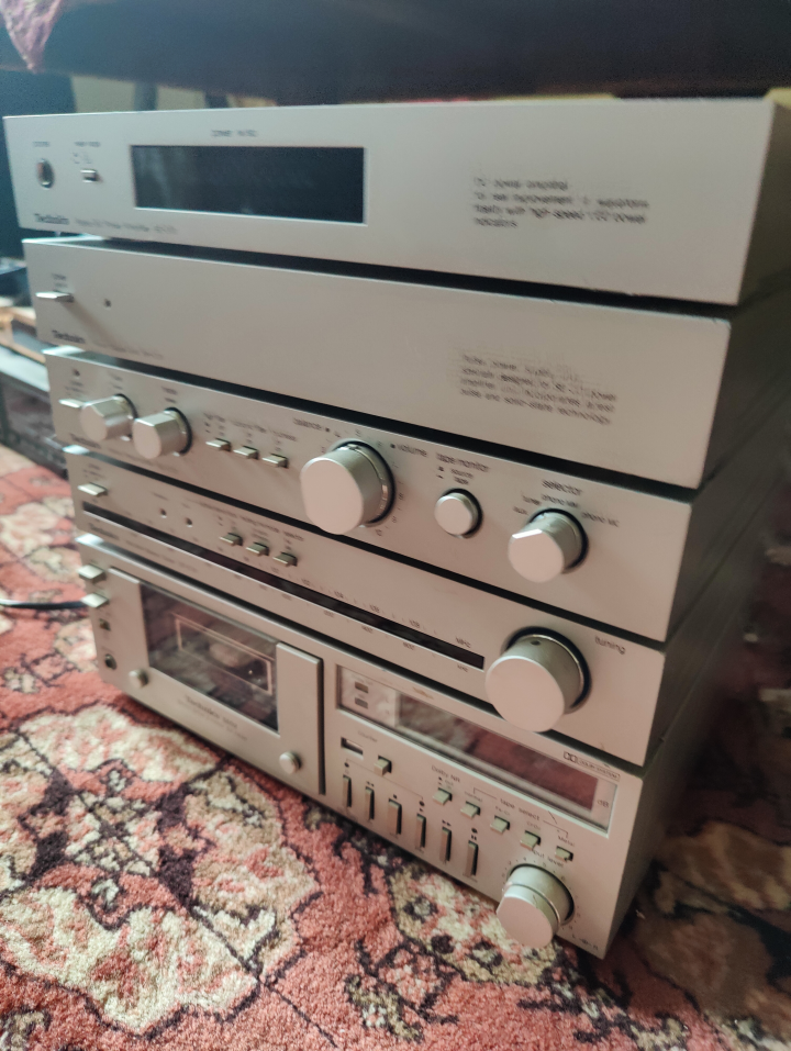 Technics C01 series Försteg slutsteg tuner kassettdäck