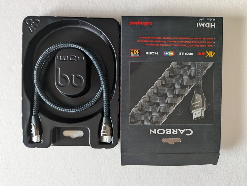 AudioQuest Carbon HDMI 0.6 m (18 Gbps / 4K HDR) - &auml;ven f&ouml;r I2S - Bild 4 av 4