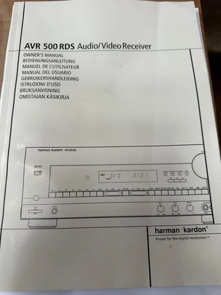 Harman/Kardon AVR 500RDS