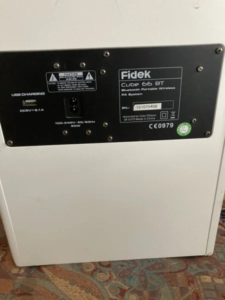 Fidek Cube 66BT bluetooth högtalare med inbyggd förstärkare Fidek Cube 66BT bluetooth högtalare med inbyggd förstärkare - Bild 2 av 2