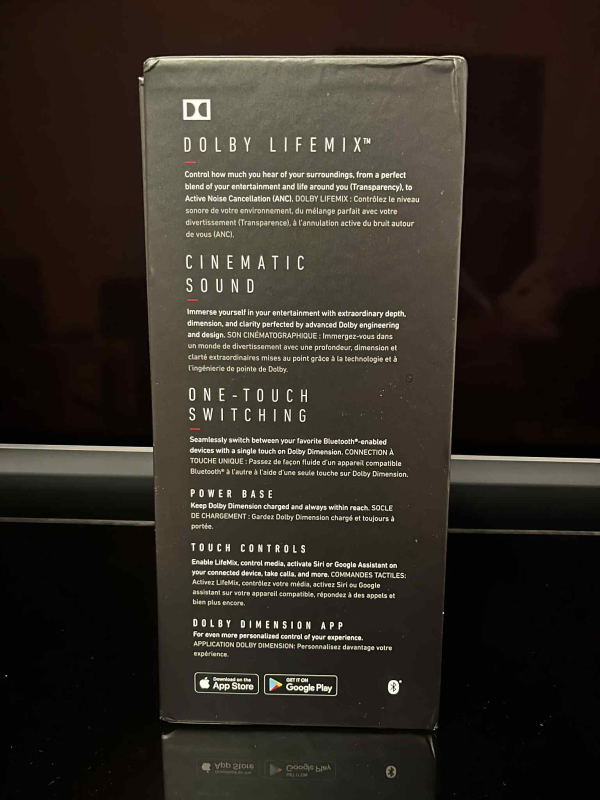 Dolby Dimension trådlösa hörlurar  - Bild 2 av 2