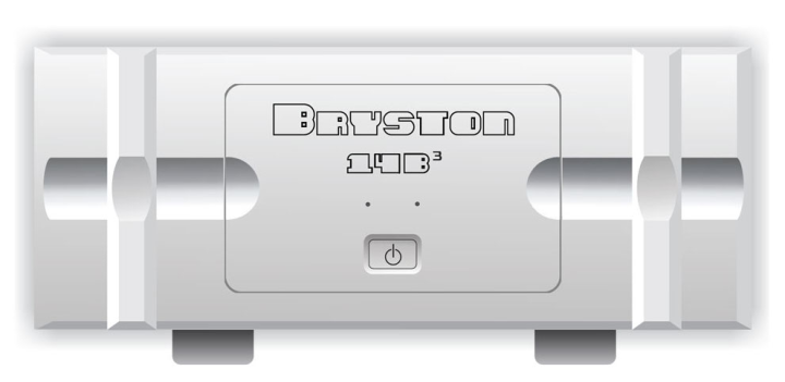 Bryston 14B3 slutsteg 2x 600W Silver