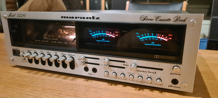 Marantz 5220 vintage kassettspelare nyrenoverad